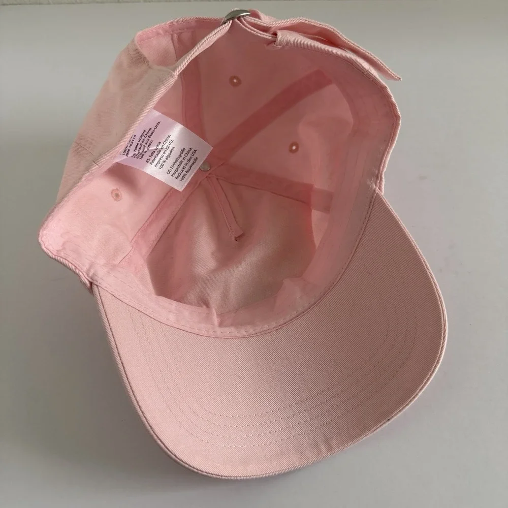 Pink Dad Hat Embroidered Hiking Raccoon Take a Paws Adjustable Cotton Cap